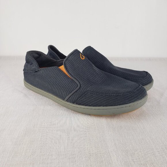 Olukai Nohea Mesh Shoes Gray Convertible Slip On Comfort Mens Size 9.5 - Picture 2 of 10
